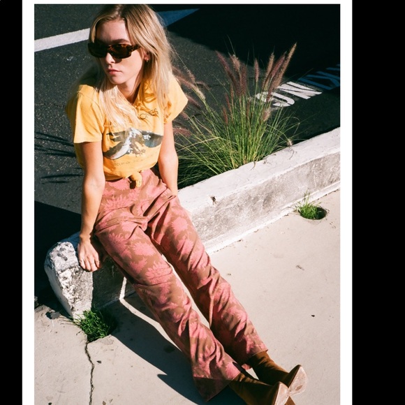 •NOVELLA ROYALE• The Morgan Trouser {silk copper dahlia} - Picture 3 of 9